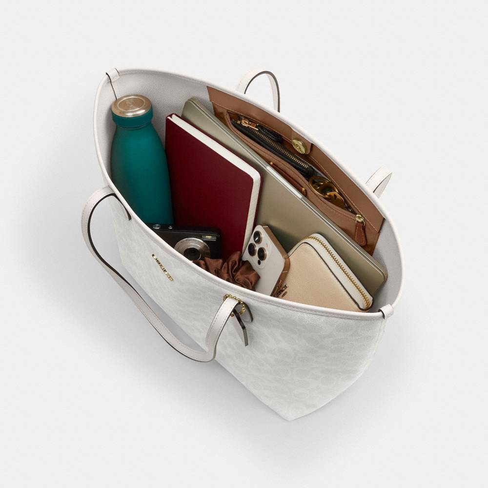 Coach Outlet City Tote Bag In Signature Canvas - Preorder