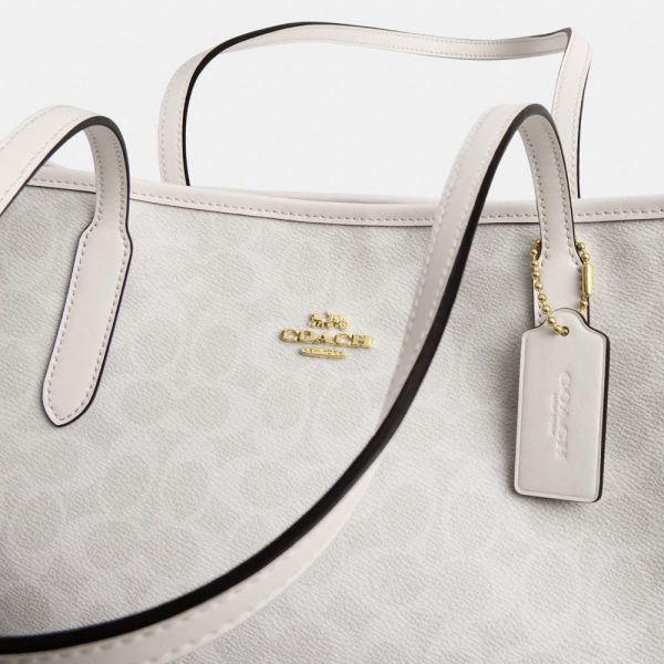 Coach Outlet City Tote Bag In Signature Canvas - Preorder