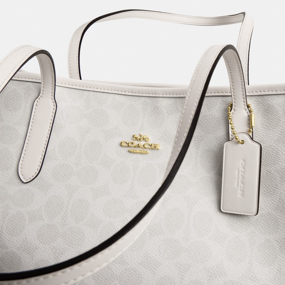 Coach Outlet City Tote Bag In Signature Canvas - Preorder