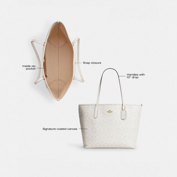 Coach Outlet City Tote Bag In Signature Canvas - Preorder