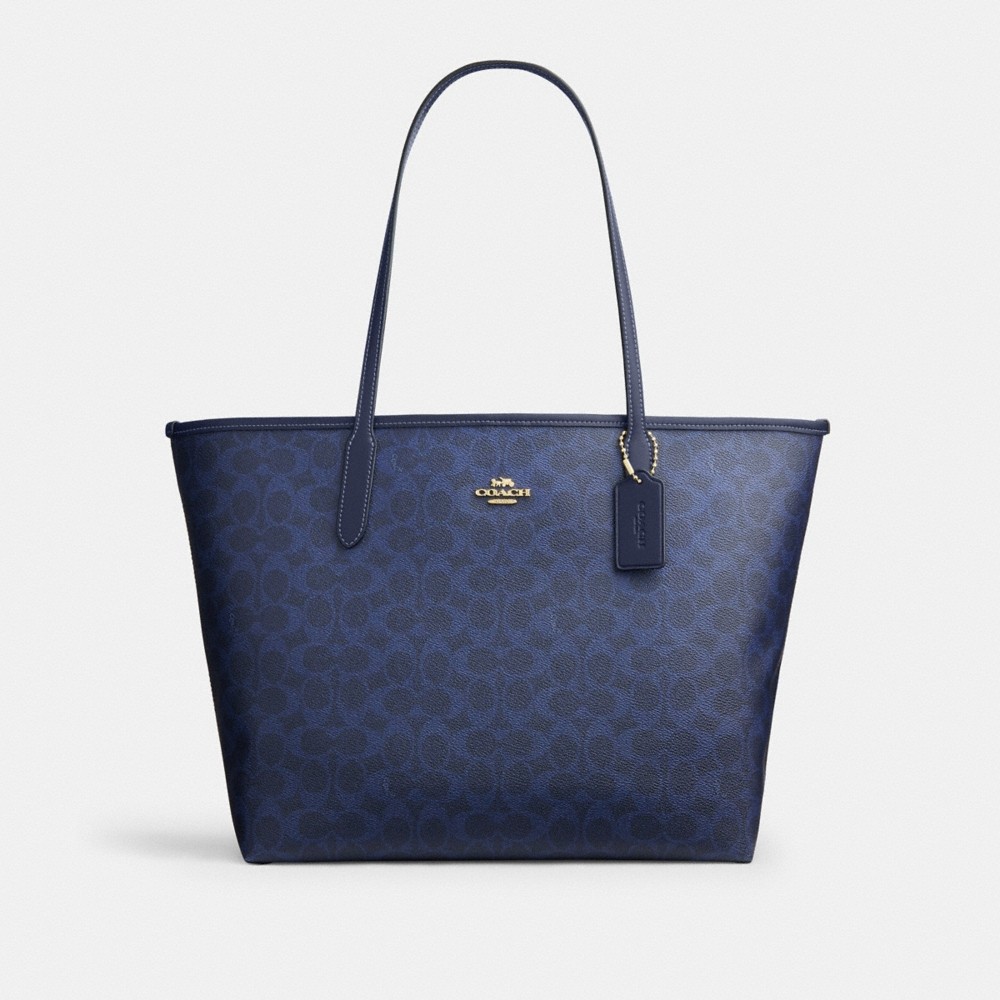 Coach Outlet City Tote Bag In Signature Canvas - Preorder
