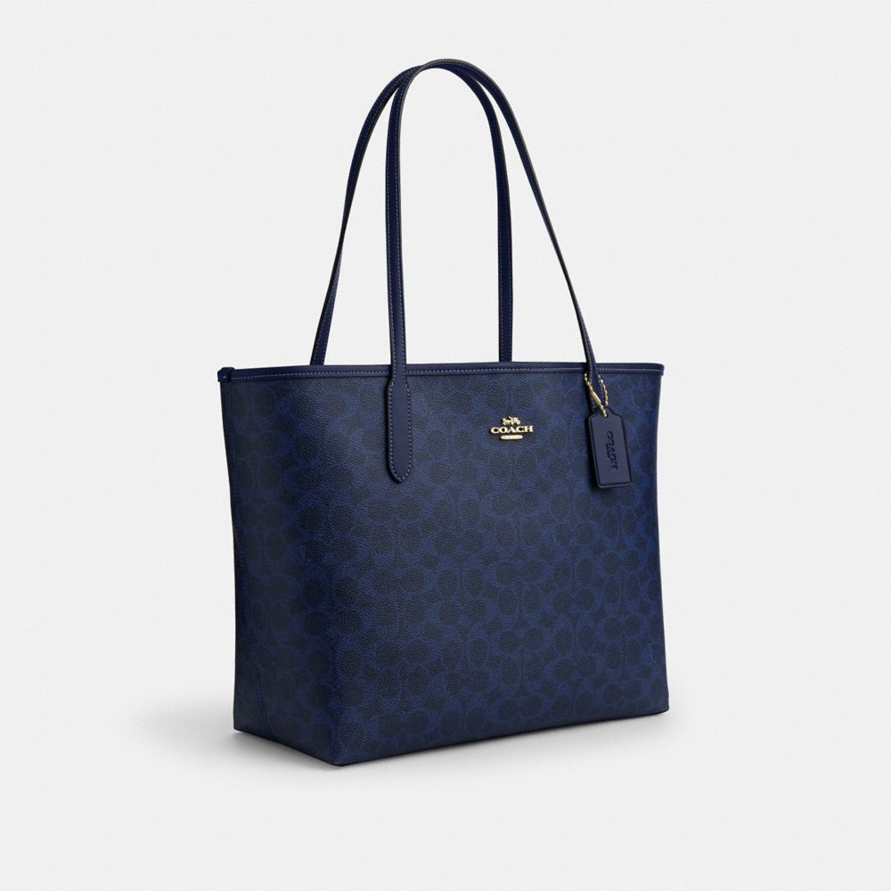 Coach Outlet City Tote Bag In Signature Canvas - Preorder