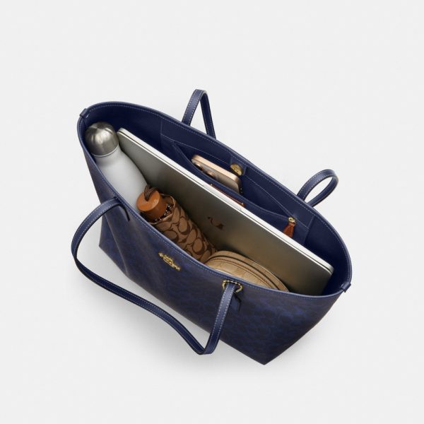 Coach Outlet City Tote Bag In Signature Canvas - Preorder