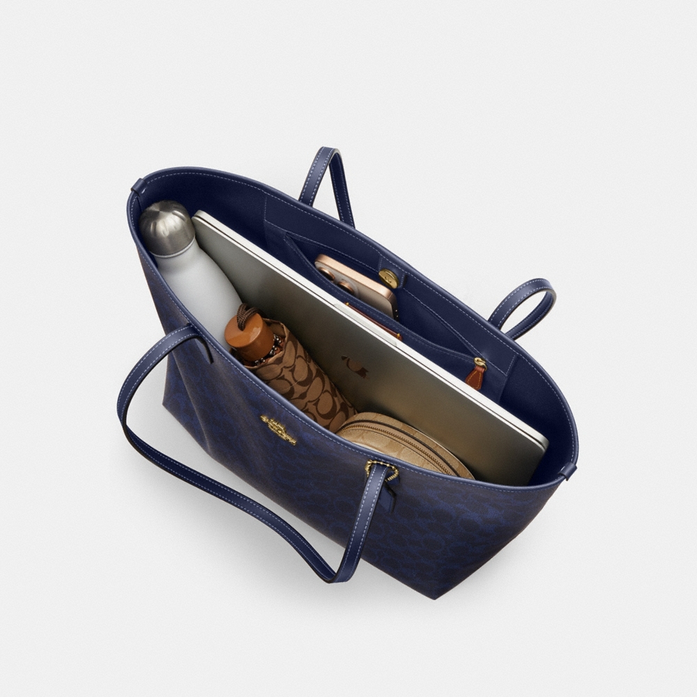 Coach Outlet City Tote Bag In Signature Canvas - Preorder