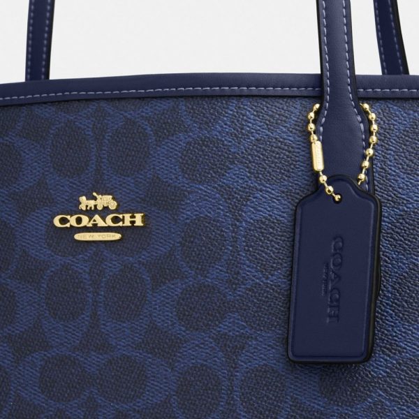 Coach Outlet City Tote Bag In Signature Canvas - Preorder