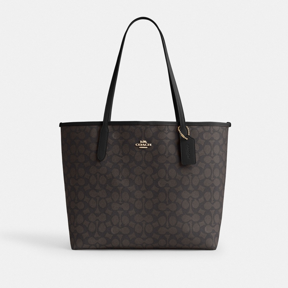 Coach Outlet City Tote Bag In Signature Canvas - Preorder