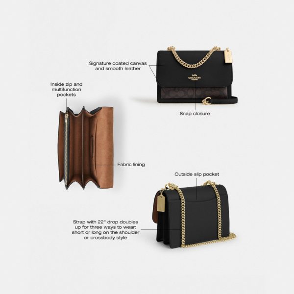 Coach Outlet Klare Crossbody Bag In Signature Canvas - Preorder