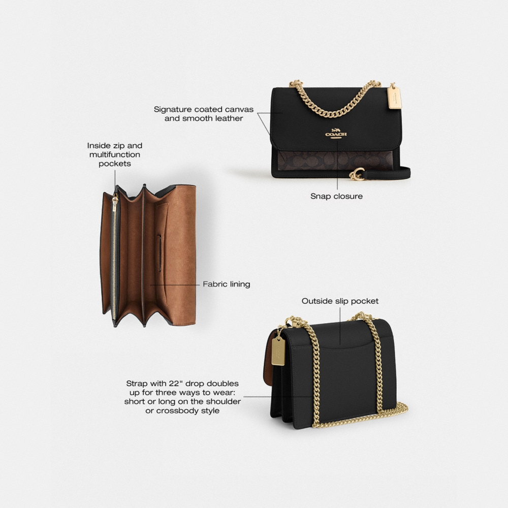 Coach Outlet Klare Crossbody Bag In Signature Canvas - Preorder
