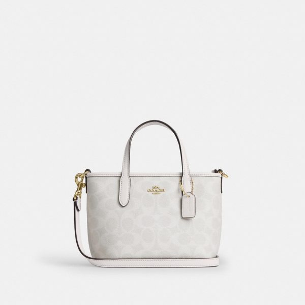 Coach Outlet City Mini Tote Bag In Signature Canvas - Preorder