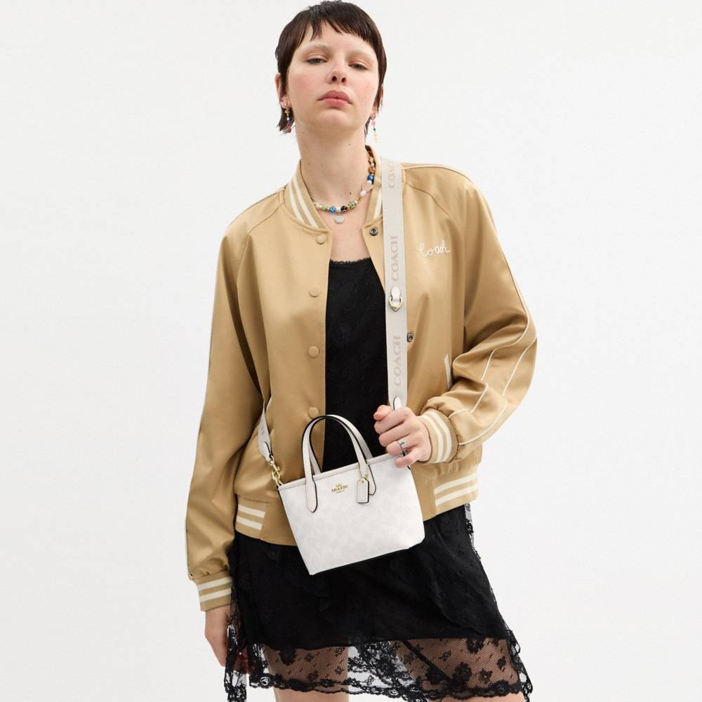 Coach Outlet City Mini Tote Bag In Signature Canvas - Preorder