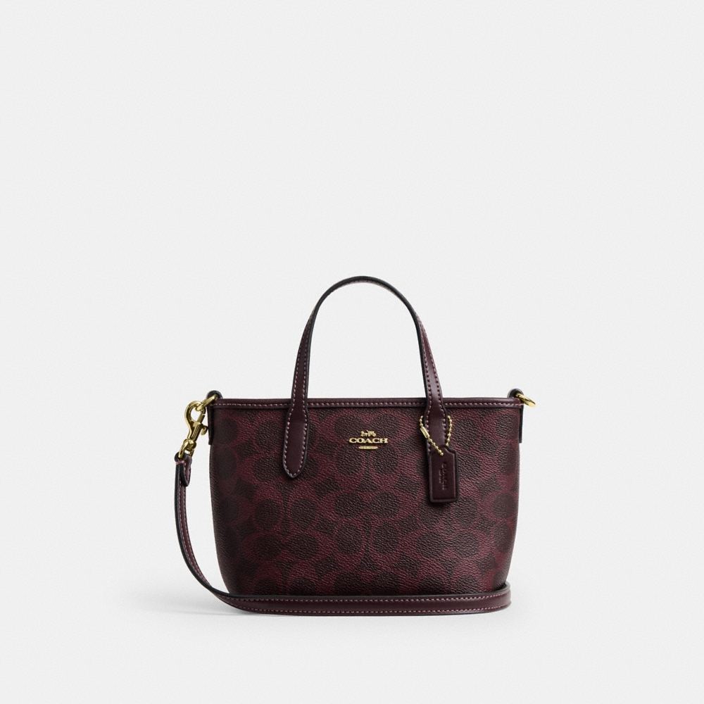 Coach Outlet City Mini Tote Bag In Signature Canvas - Preorder