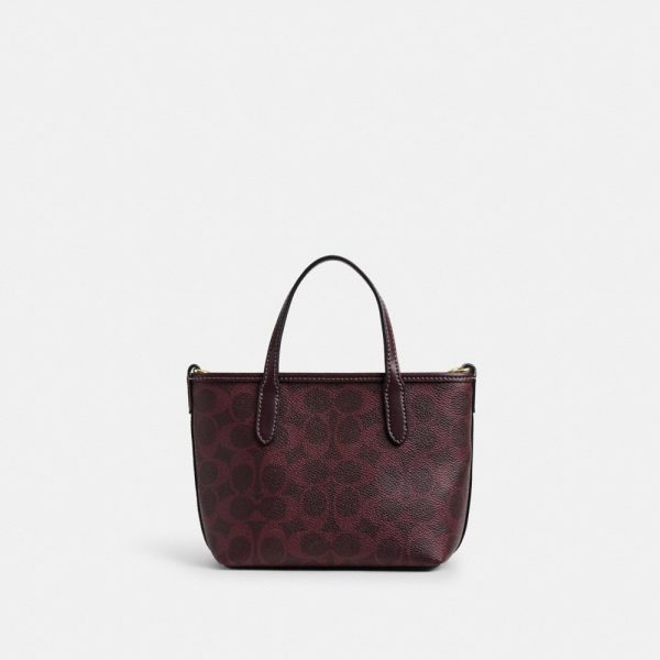 Coach Outlet City Mini Tote Bag In Signature Canvas - Preorder