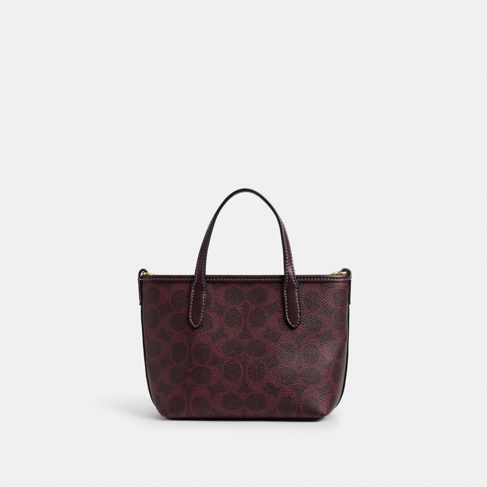 Coach Outlet City Mini Tote Bag In Signature Canvas - Preorder