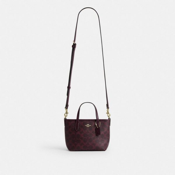 Coach Outlet City Mini Tote Bag In Signature Canvas - Preorder