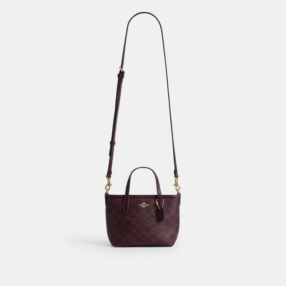 Coach Outlet City Mini Tote Bag In Signature Canvas - Preorder