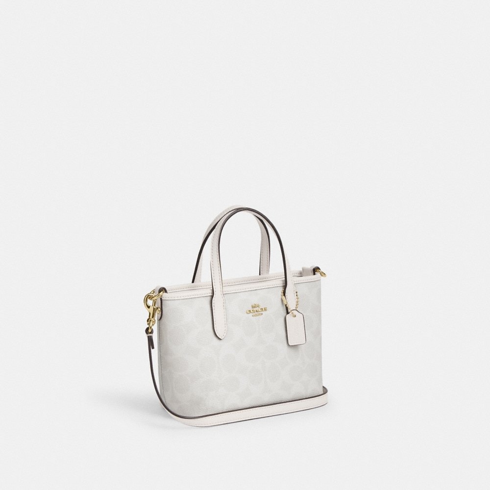 Coach Outlet City Mini Tote Bag In Signature Canvas - Preorder