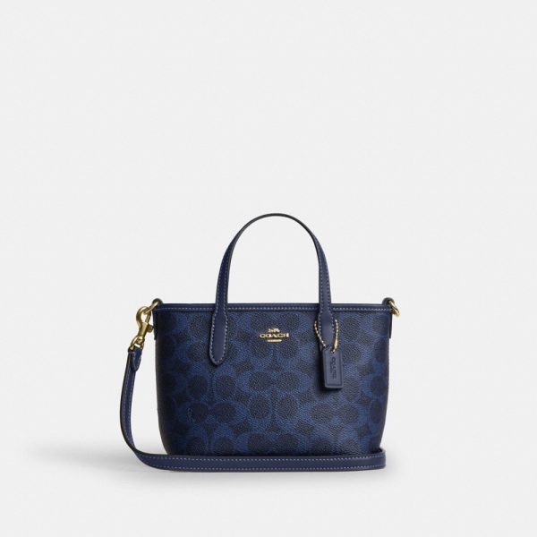Coach Outlet City Mini Tote Bag In Signature Canvas - Preorder