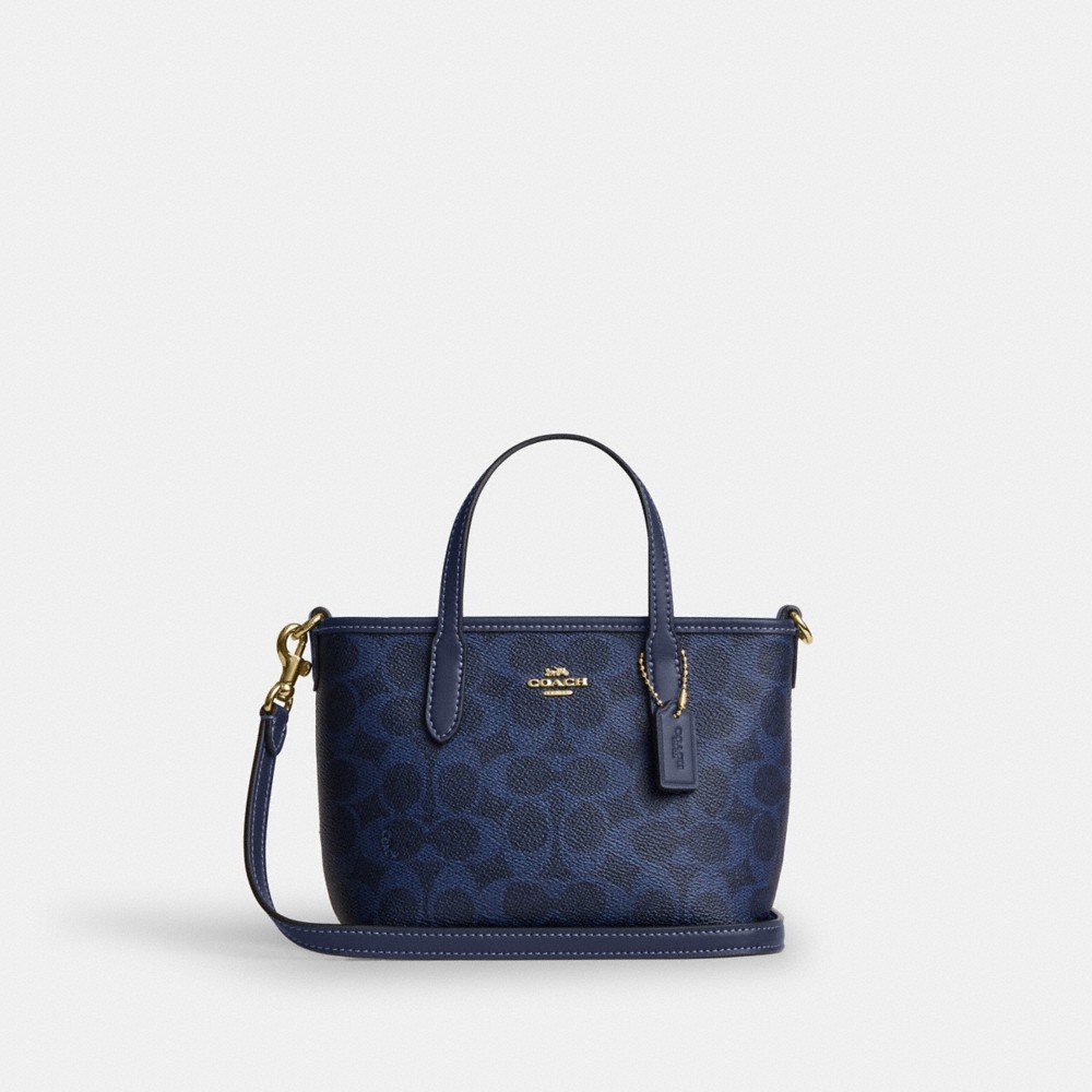 Coach Outlet City Mini Tote Bag In Signature Canvas - Preorder