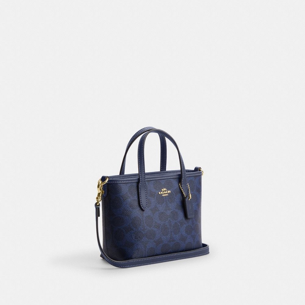 Coach Outlet City Mini Tote Bag In Signature Canvas - Preorder