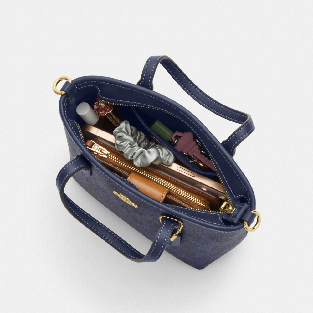 Coach Outlet City Mini Tote Bag In Signature Canvas - Preorder