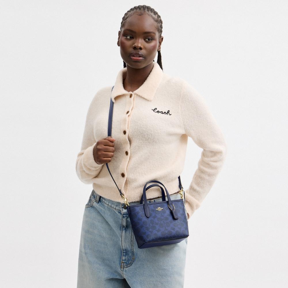 Coach Outlet City Mini Tote Bag In Signature Canvas - Preorder