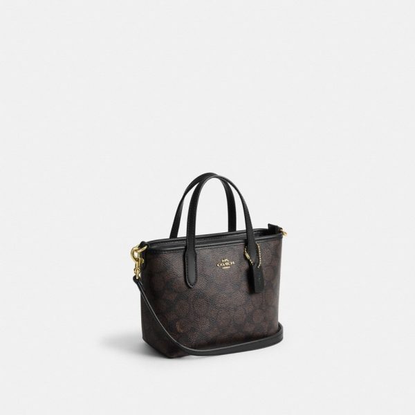 Coach Outlet City Mini Tote Bag In Signature Canvas - Preorder