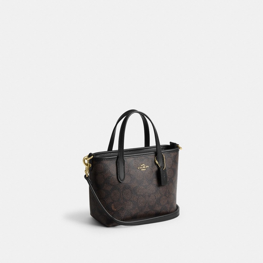 Coach Outlet City Mini Tote Bag In Signature Canvas - Preorder