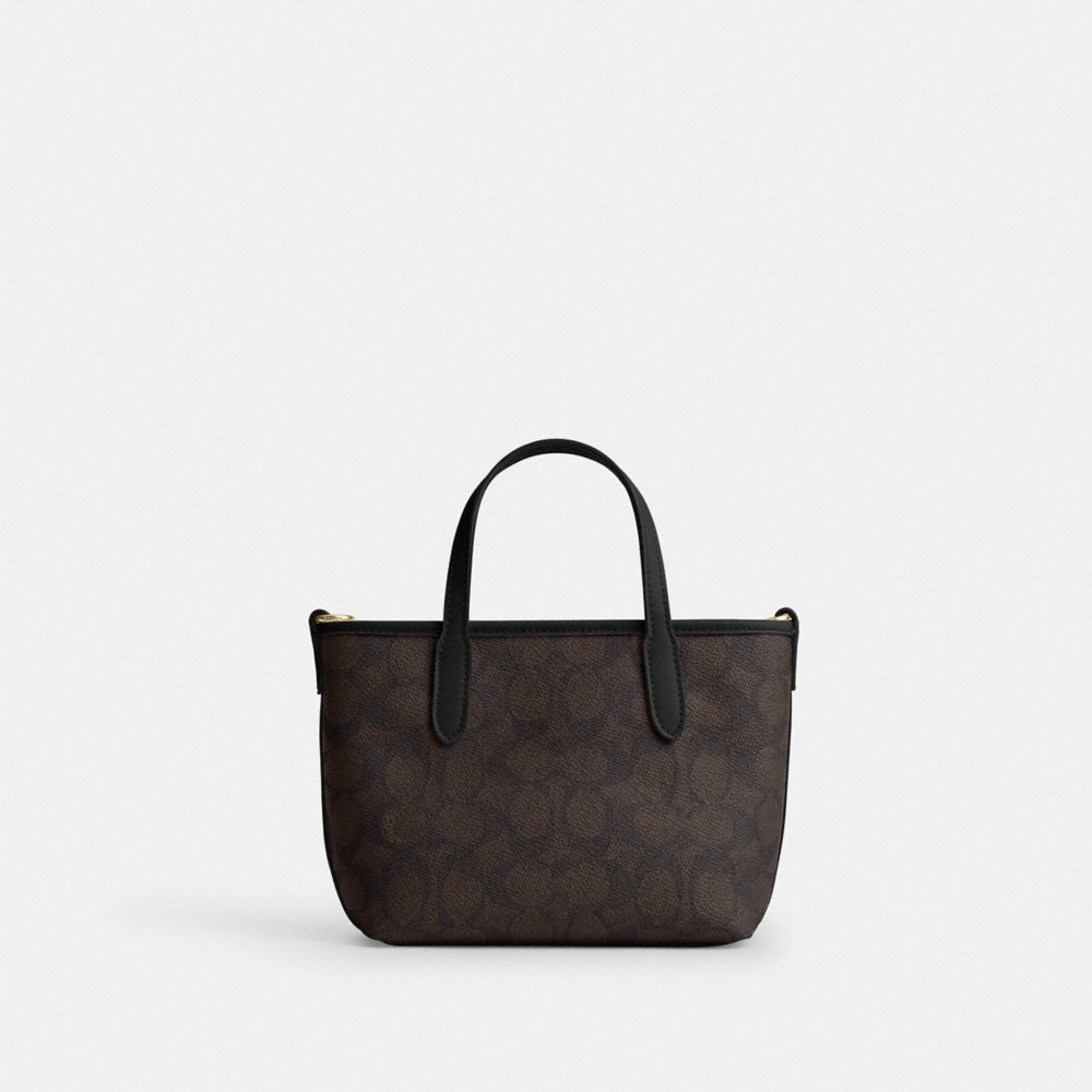 Coach Outlet City Mini Tote Bag In Signature Canvas - Preorder
