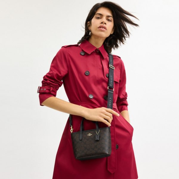 Coach Outlet City Mini Tote Bag In Signature Canvas - Preorder