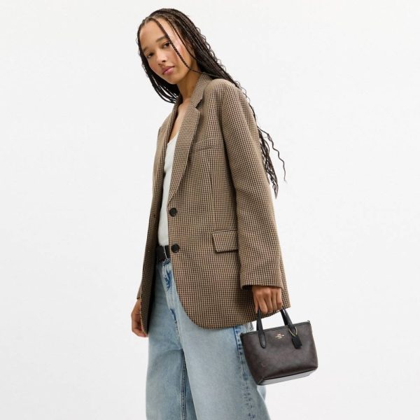 Coach Outlet City Mini Tote Bag In Signature Canvas - Preorder
