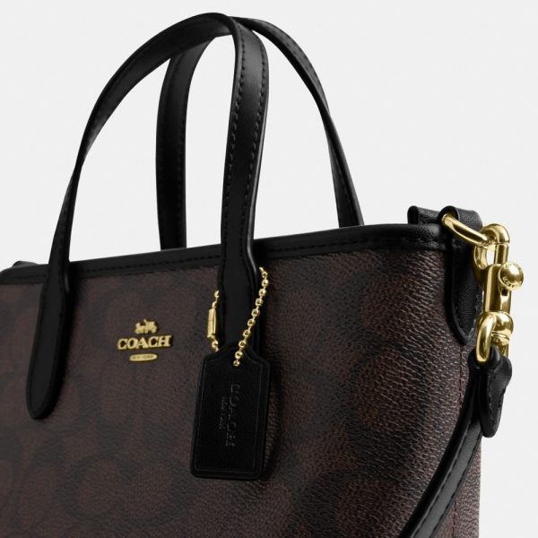 Coach Outlet City Mini Tote Bag In Signature Canvas - Preorder