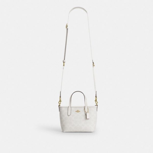 Coach Outlet City Mini Tote Bag In Signature Canvas - Preorder