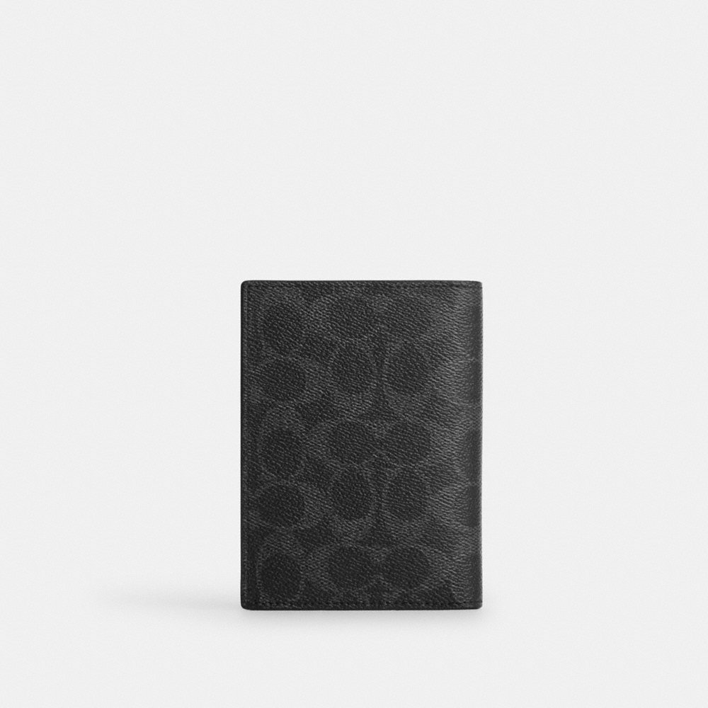 Coach Outlet Passport Card Case In Signature Canvas - Preorder