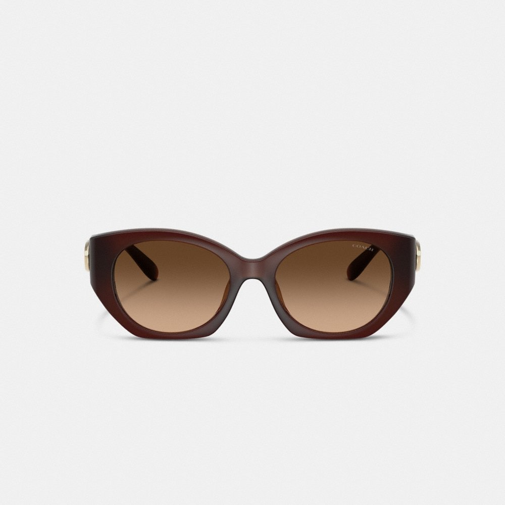 Coach Maxi Sculpted C Oval Sunglasses - Preorder