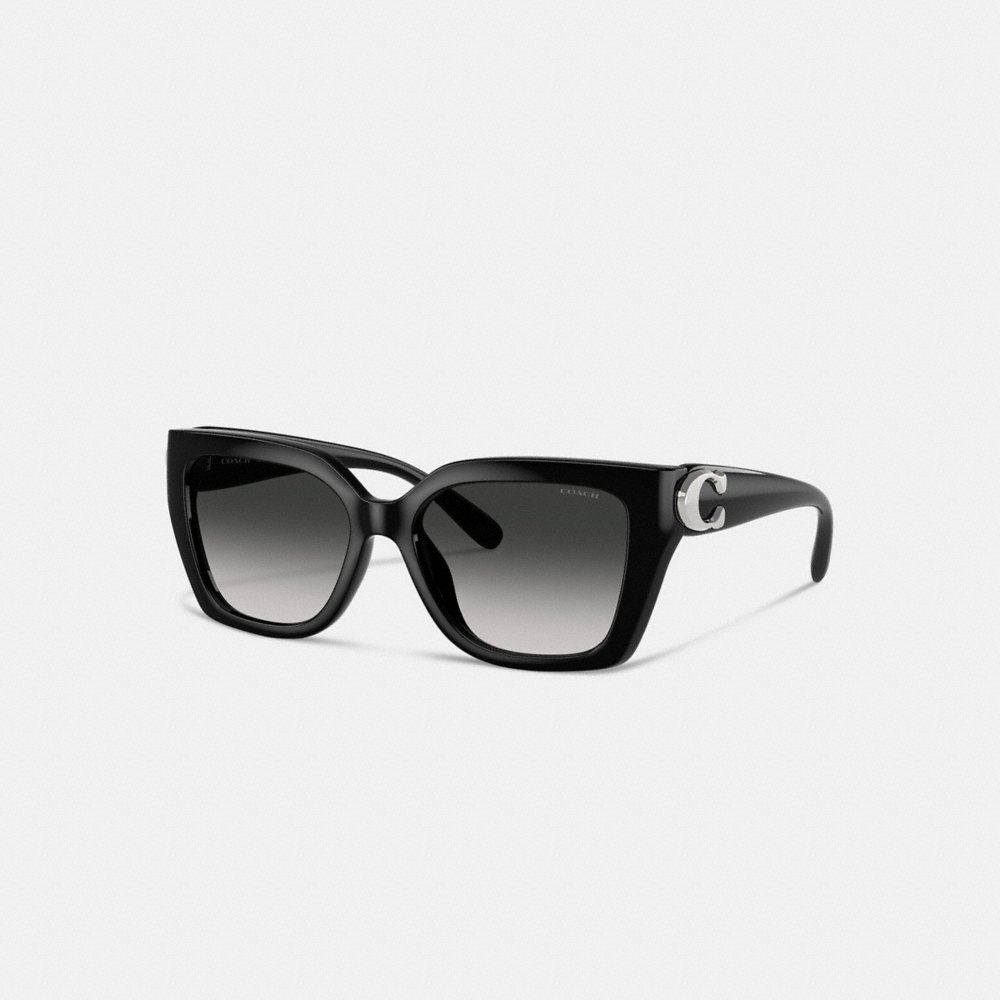 Coach Full Fit Maxi Sculpted C Square Cat Eye Sunglasses - Preorder