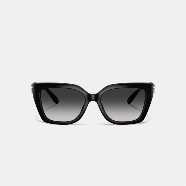 Coach Full Fit Maxi Sculpted C Square Cat Eye Sunglasses - Preorder