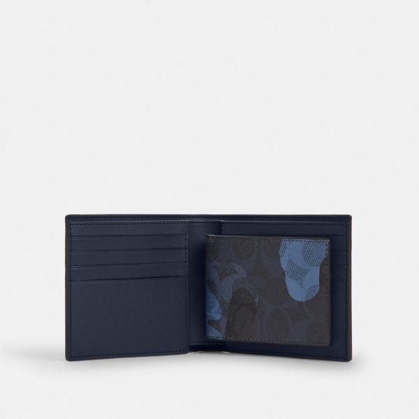Coach Outlet 3-In-1 Wallet In Signature Camo Print - Preorder