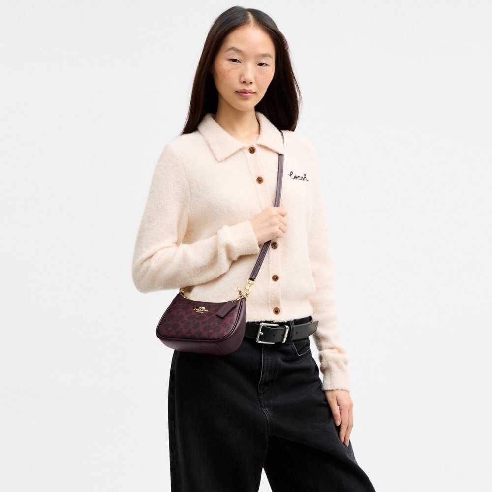 Coach Outlet Teri Mini Crossbody Bag In Signature Canvas - Preorder