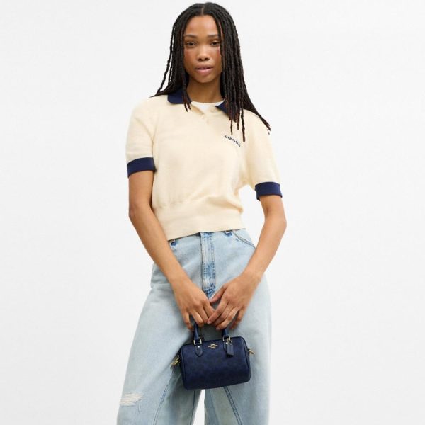 Coach Outlet Mini Rowan Crossbody Bag In Signature Canvas - Preorder