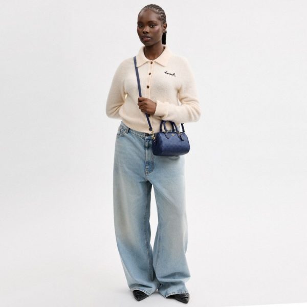 Coach Outlet Mini Rowan Crossbody Bag In Signature Canvas - Preorder