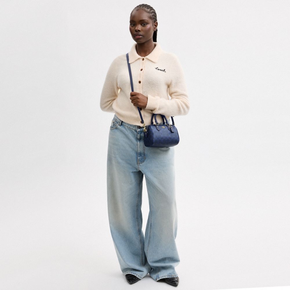 Coach Outlet Mini Rowan Crossbody Bag In Signature Canvas - Preorder