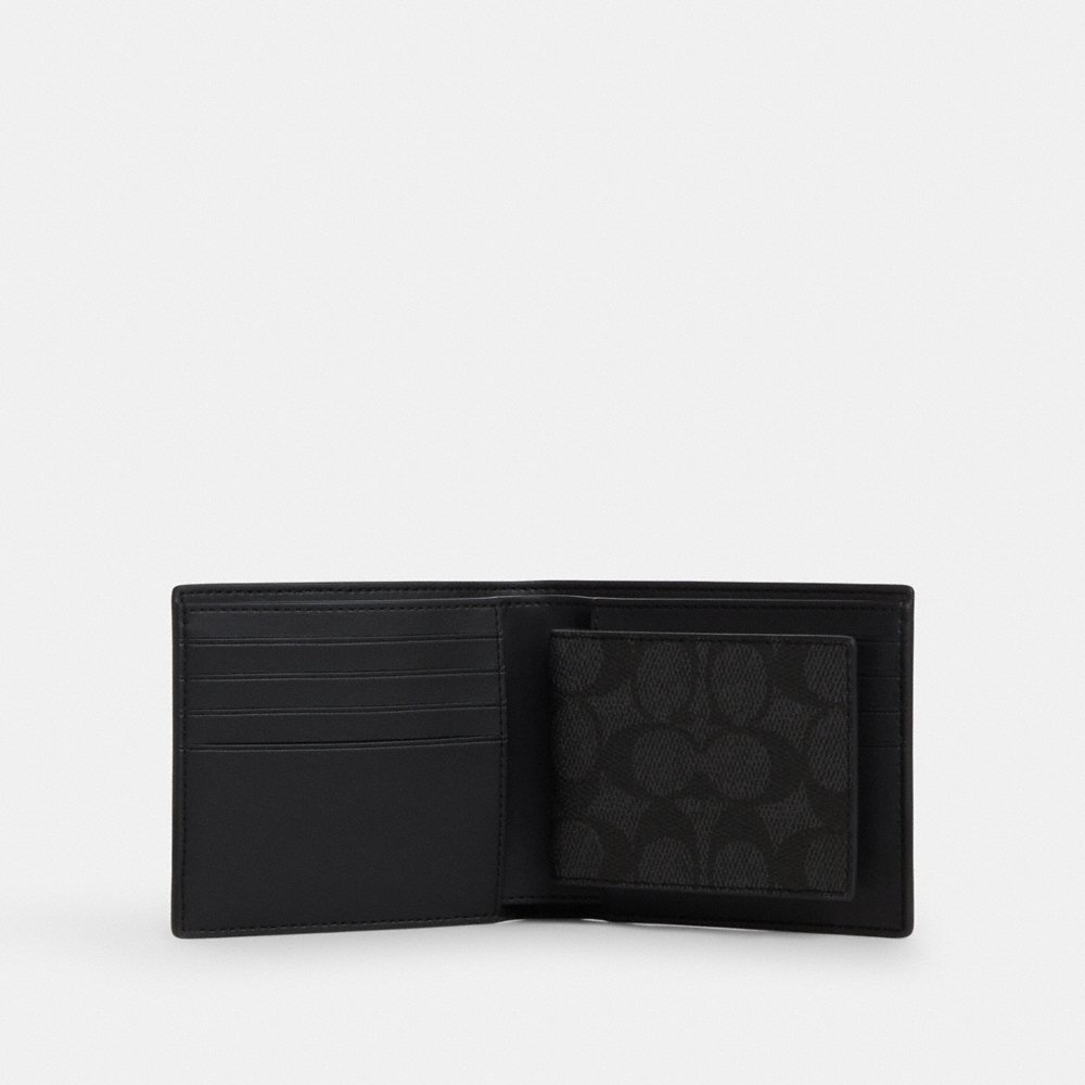 Coach Outlet Boxed 3-In-1 Wallet Gift Set In Signature Canvas - Preorder