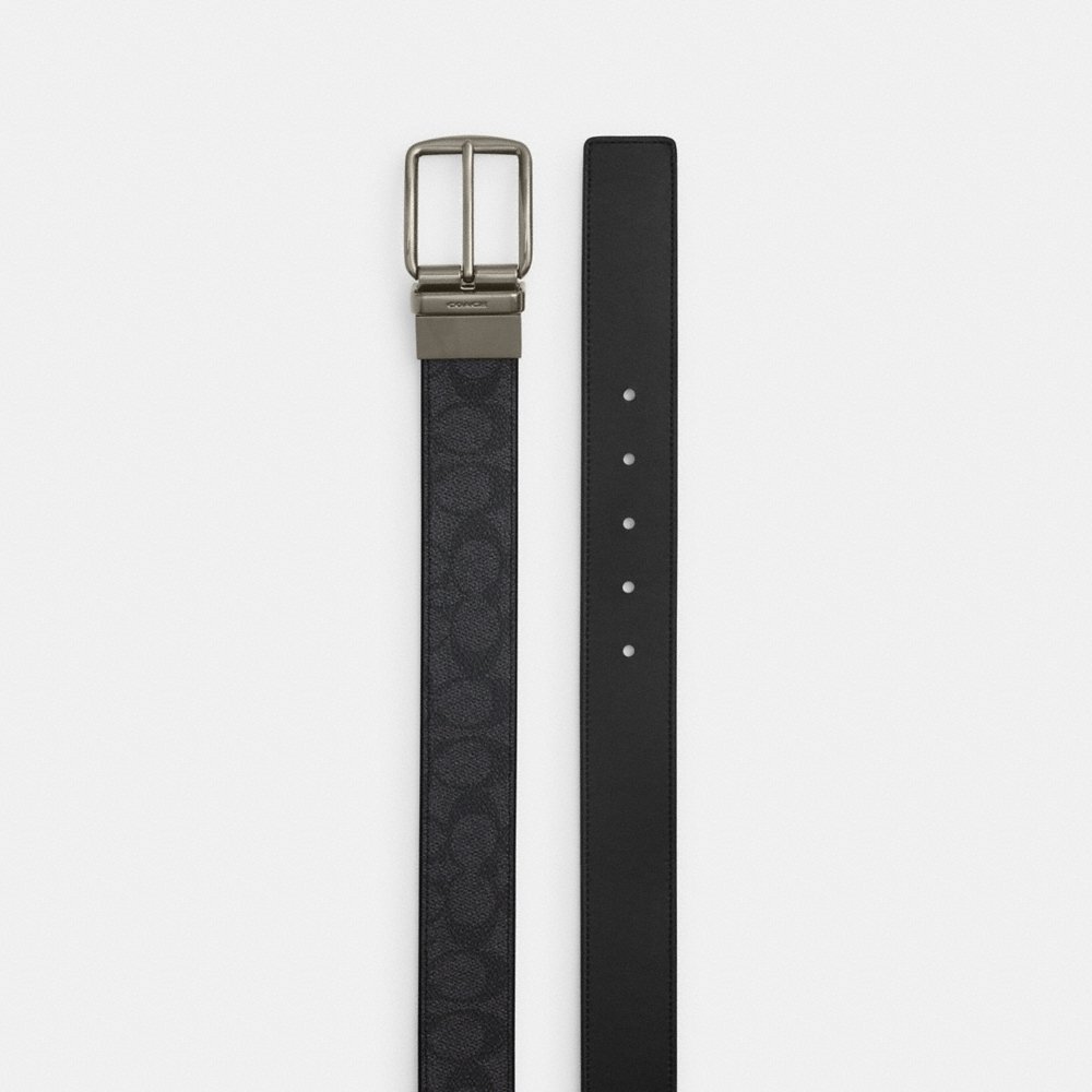 Coach Outlet Boxed Card Case And Belt Set In Signature Canvas - Preorder