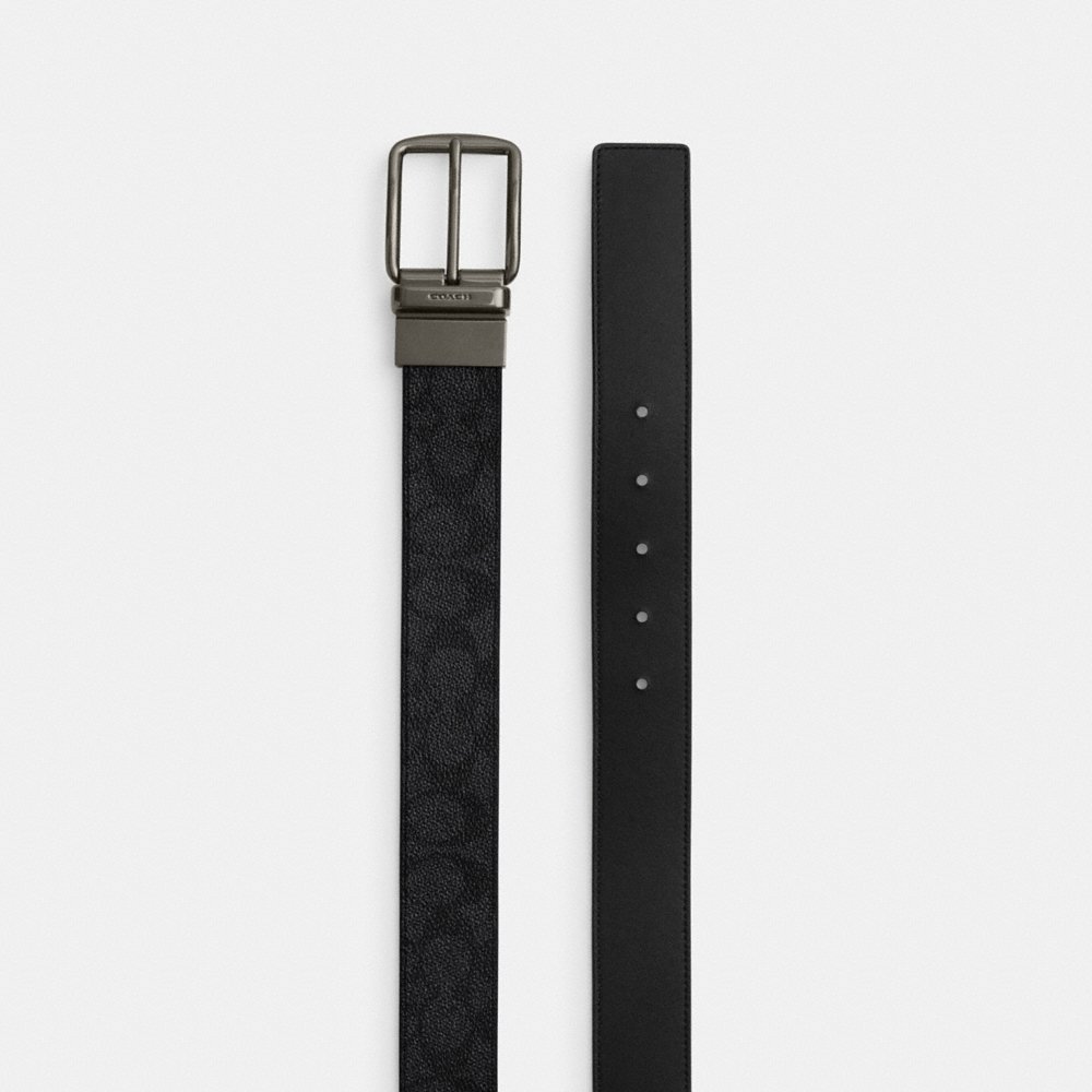 Coach Outlet Boxed Plaque And Harness Buckle Cut-To-Size Reversible Belt, 38MM - Preorder