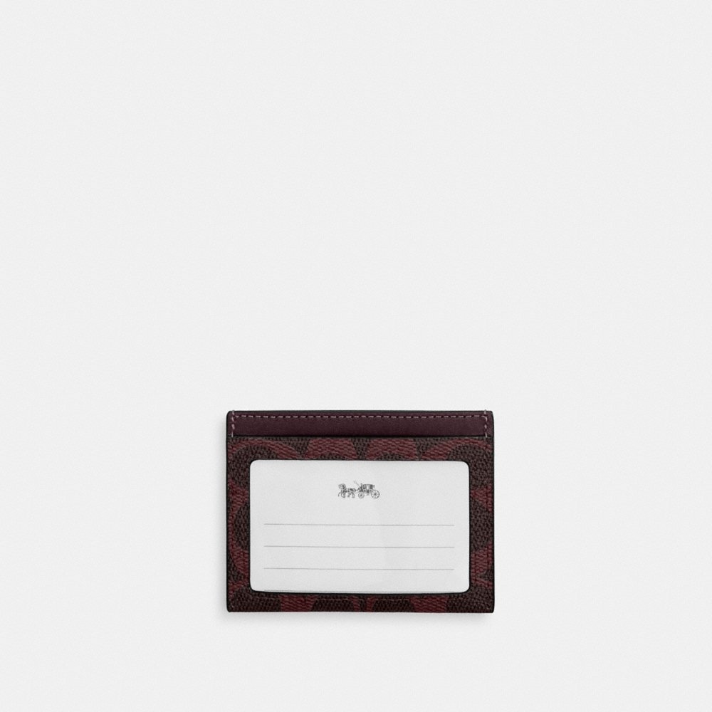 Coach Outlet Slim ID Card Case In Signature Canvas - Preorder