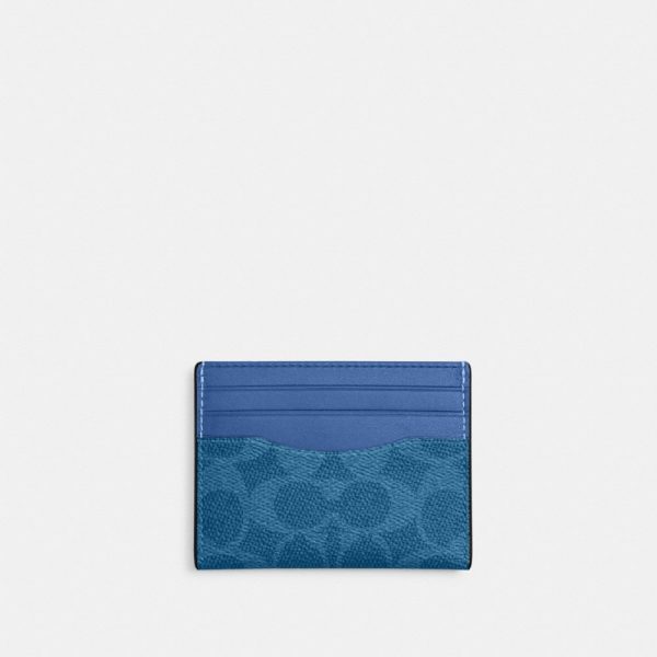Coach Outlet Slim ID Card Case In Signature Canvas - Preorder