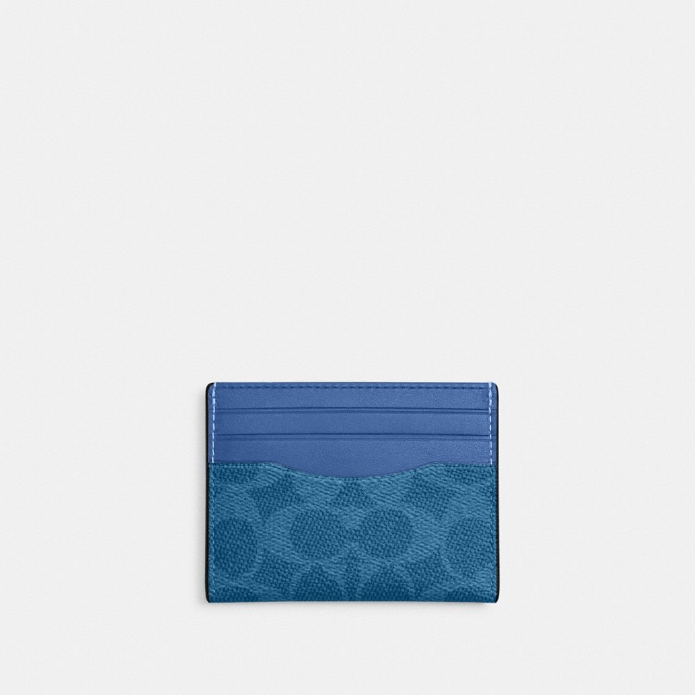 Coach Outlet Slim ID Card Case In Signature Canvas - Preorder