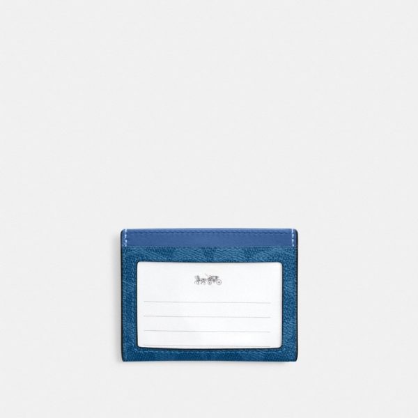 Coach Outlet Slim ID Card Case In Signature Canvas - Preorder