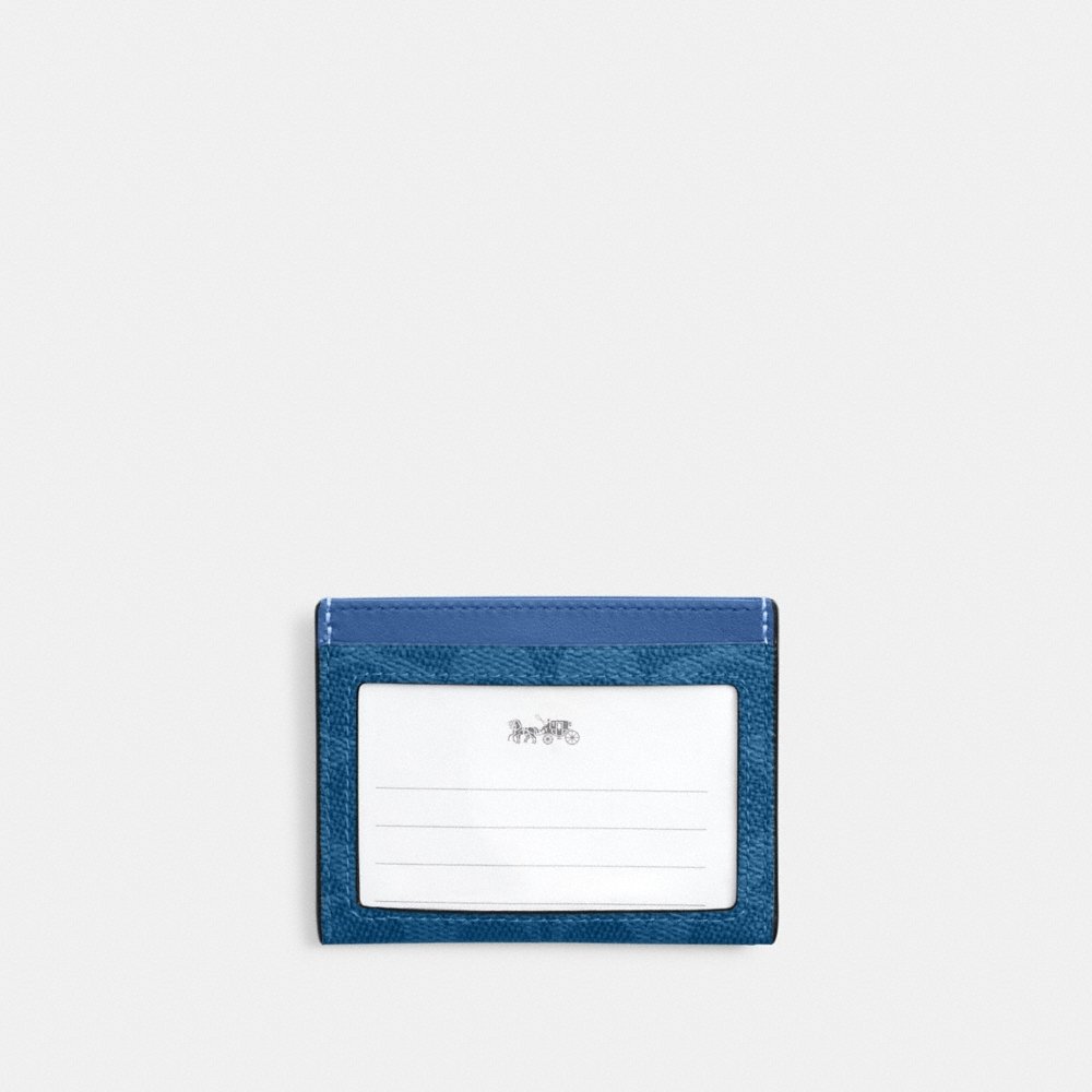 Coach Outlet Slim ID Card Case In Signature Canvas - Preorder