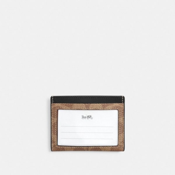 Coach Outlet Slim ID Card Case In Signature Canvas - Preorder